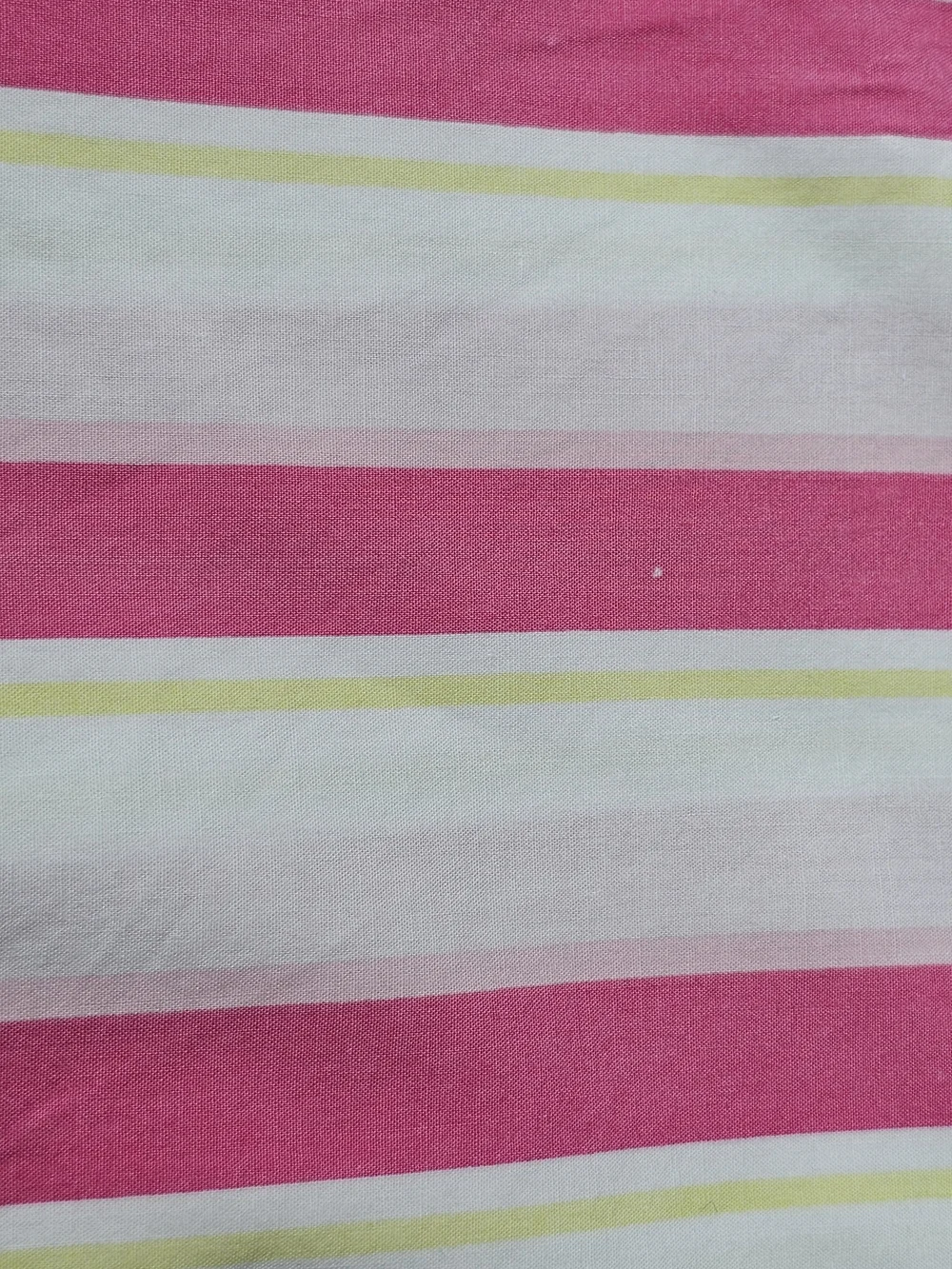 Pottery Barn Kids Pink Stripe Flat Sheet.  Twin